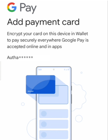 3. ระบบจะพาท่านเข้าสู่แอป Google Wallet <br>และดำเนินการให้โดยอัตโนมัติ
