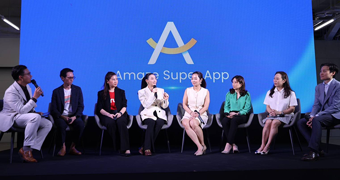 งานแถลงข่าวเปิดตัว Amaze Super Appตอกย้ำความร่วมมือในการมอบโซลูชันทางการเงินดิจิทัลบนแพลตฟอร์มซื้อสินค้าออนไลน์