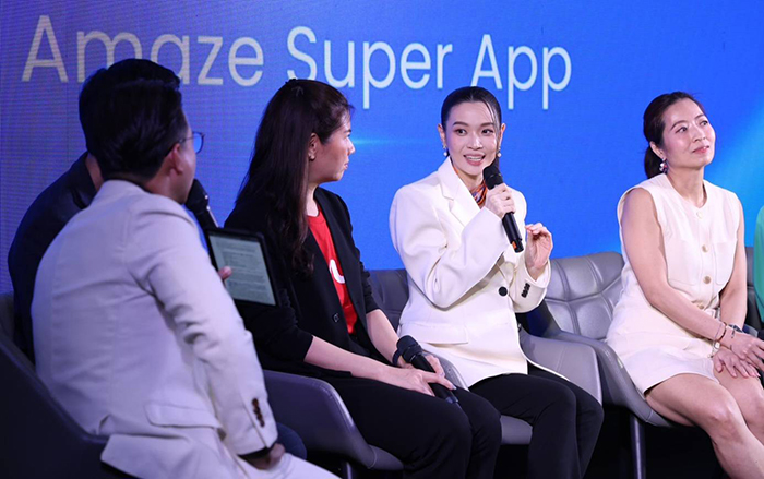 งานแถลงข่าวเปิดตัว Amaze Super Appตอกย้ำความร่วมมือในการมอบโซลูชันทางการเงินดิจิทัลบนแพลตฟอร์มซื้อสินค้าออนไลน์